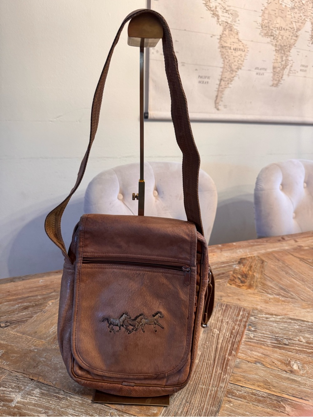 Horses Crossbody Messenger Bag